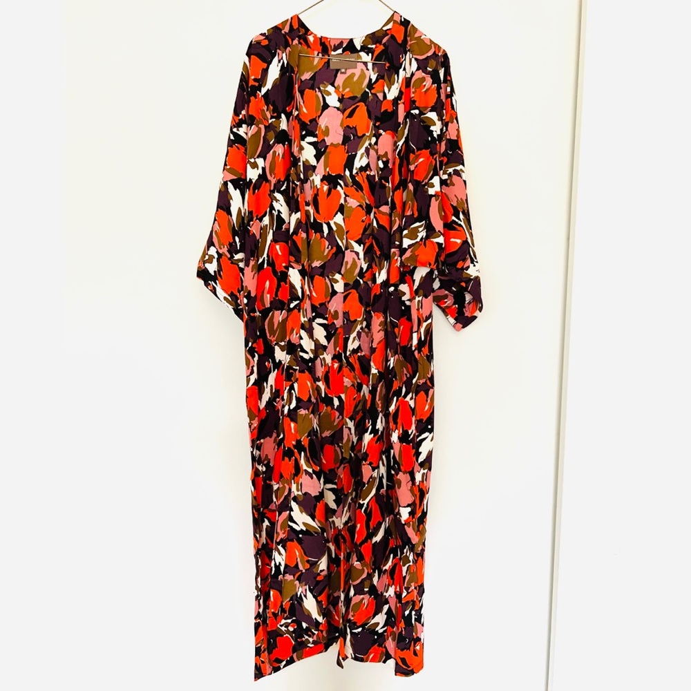 NWOT Anthropologie full length duster kimono. ONE SIZE.